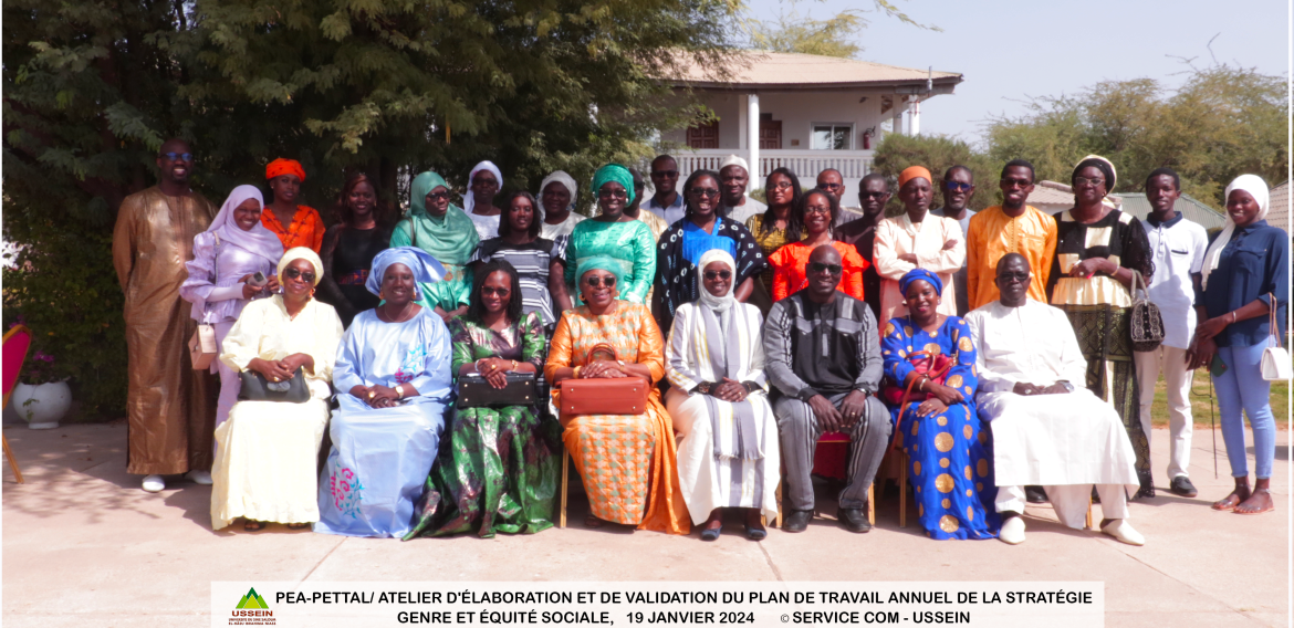 PEA-PETTAL : Atelier d’élaboration et de validation du plan de travail annuel de la stratégie genre et équité sociale.