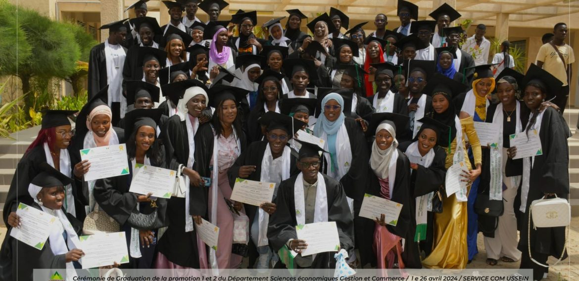 Cérémonie de graduation des promotions sortantes des étudiants du Département Sciences économiques de Gestion et Commerce (SEGC).